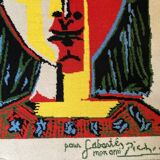 DESSO edition rug, PABLO PICASSO 'Portrait of a woman with a pompom hat'