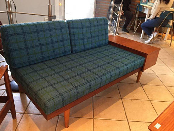 Daybed scandinave rétro années 50-60