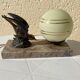 Lampe art déco oiseau vintage