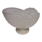 Empty art deco molded glass pocket