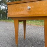 Bedside table with compass feet, 1960s