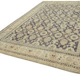 1980s 277 cm x 393 cm beige wool carpet