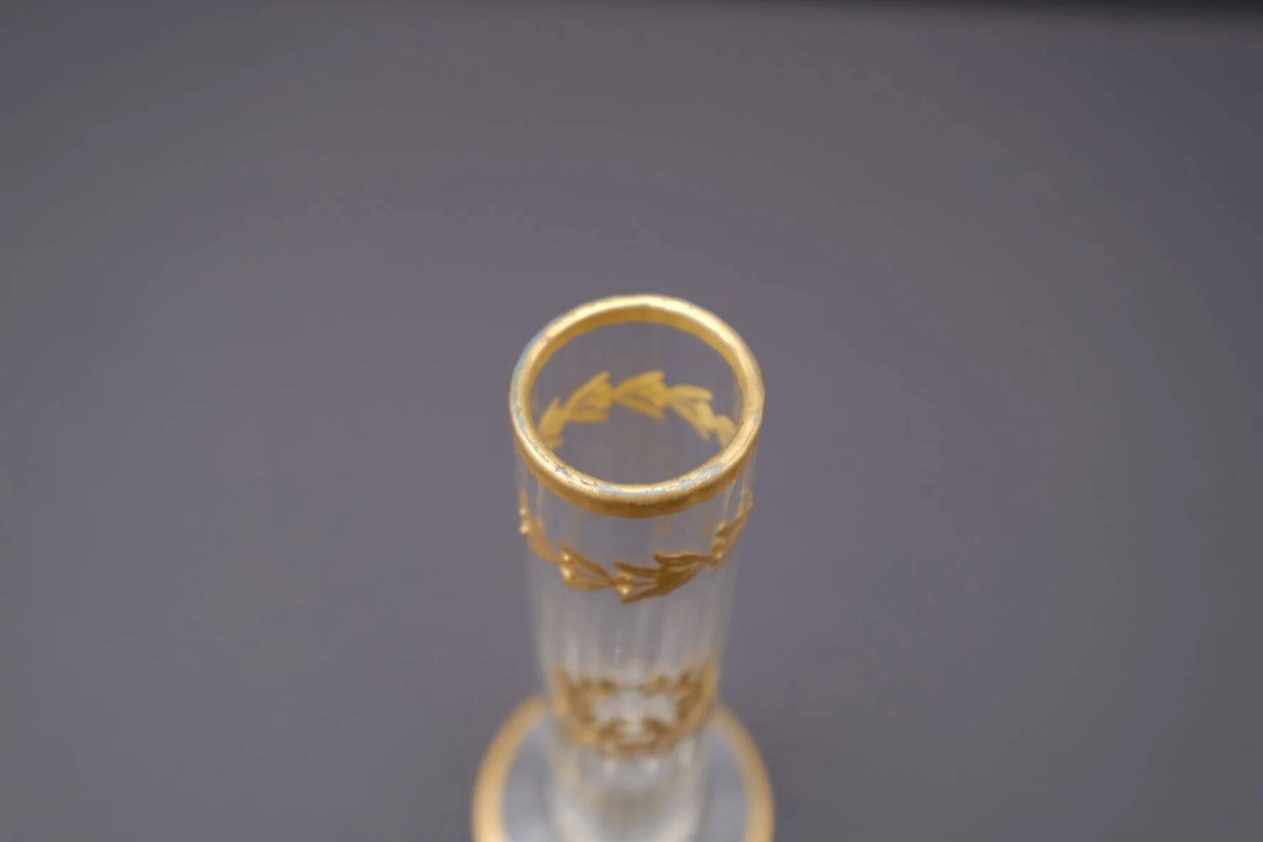 Vase Soliflore en verre Napoléon III