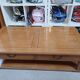 Light solid wood coffee table