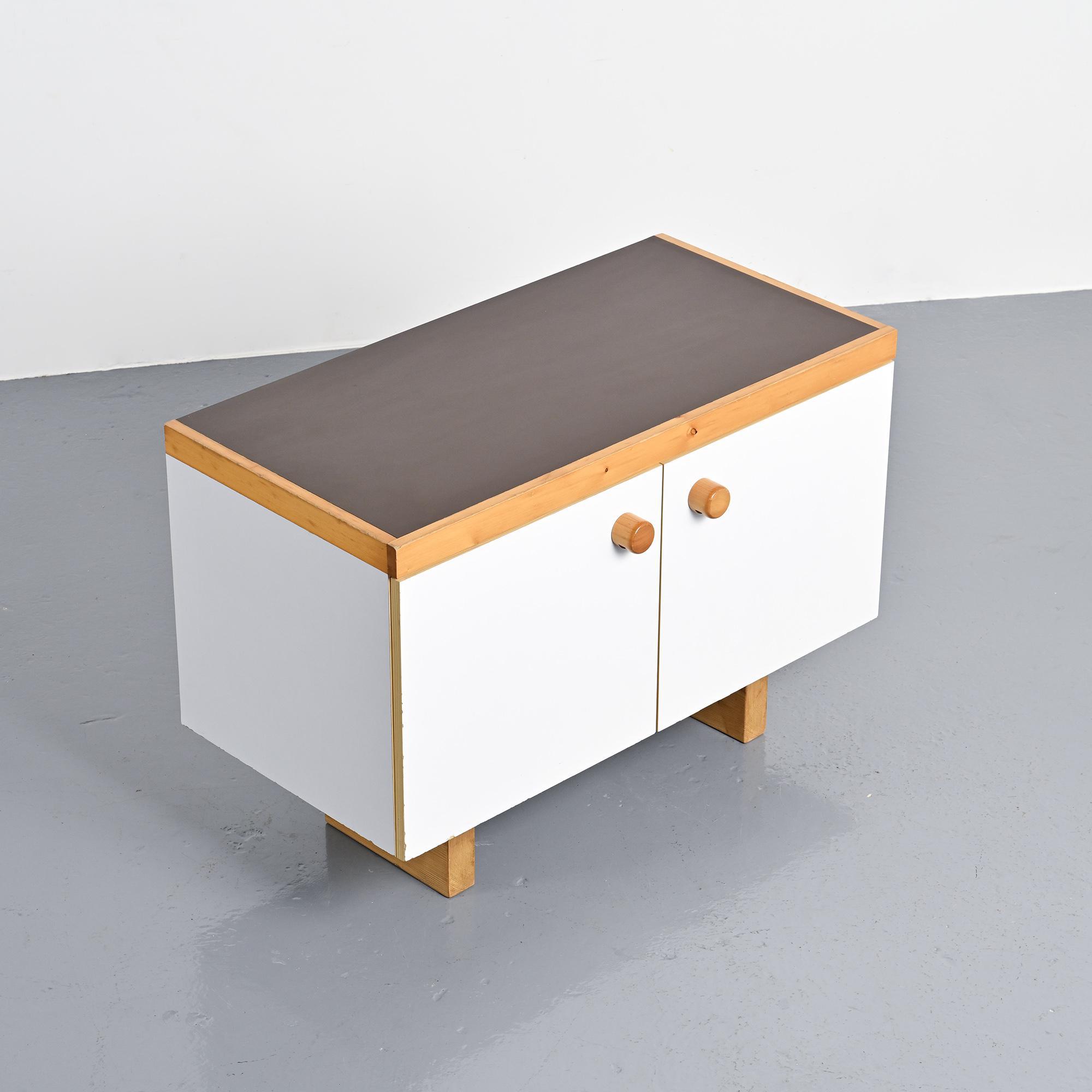 Very two doors Les Arcs by Charlotte Perriand, circa 1973