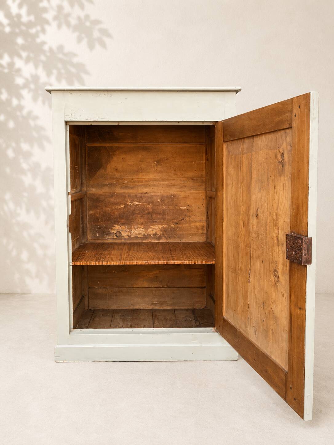 Antique children's wardrobe, patinated – 19th century – 116 × 85 × 57 cm
