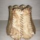 Goat skin lampshade