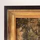 Authentic oil on canvas of a landscape with barges, view of the Seine.