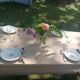 Renovated solid oak farmhouse table