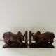 Pair of Scandinavian teak bookends