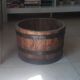 Old oak and wrought iron pot 1900/1920