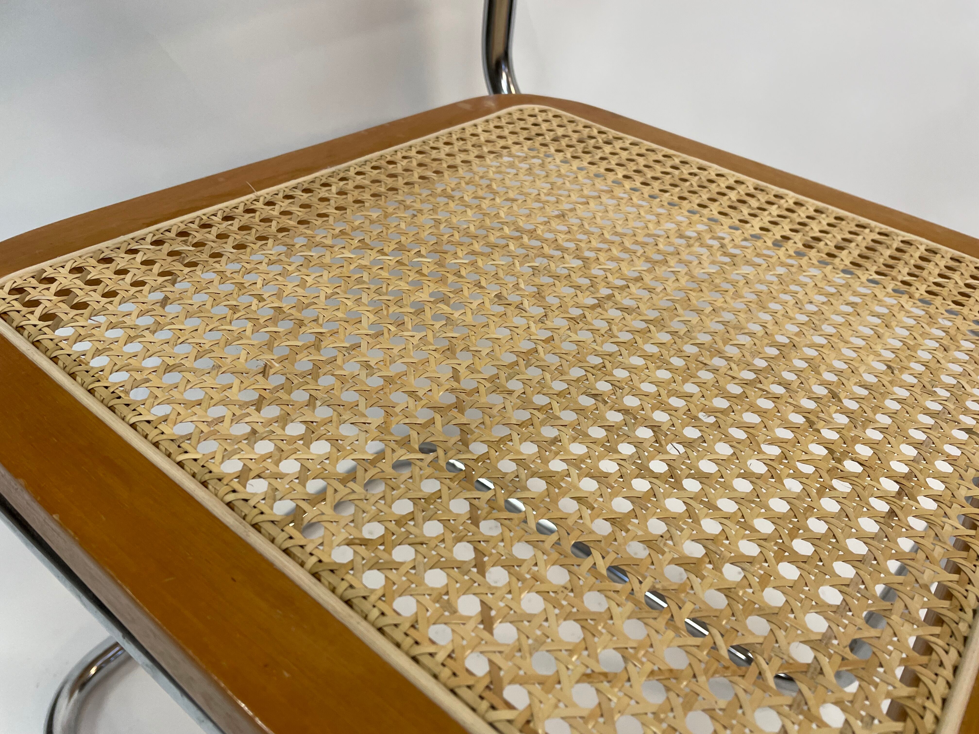 Cesca design chair b32 model in chrome