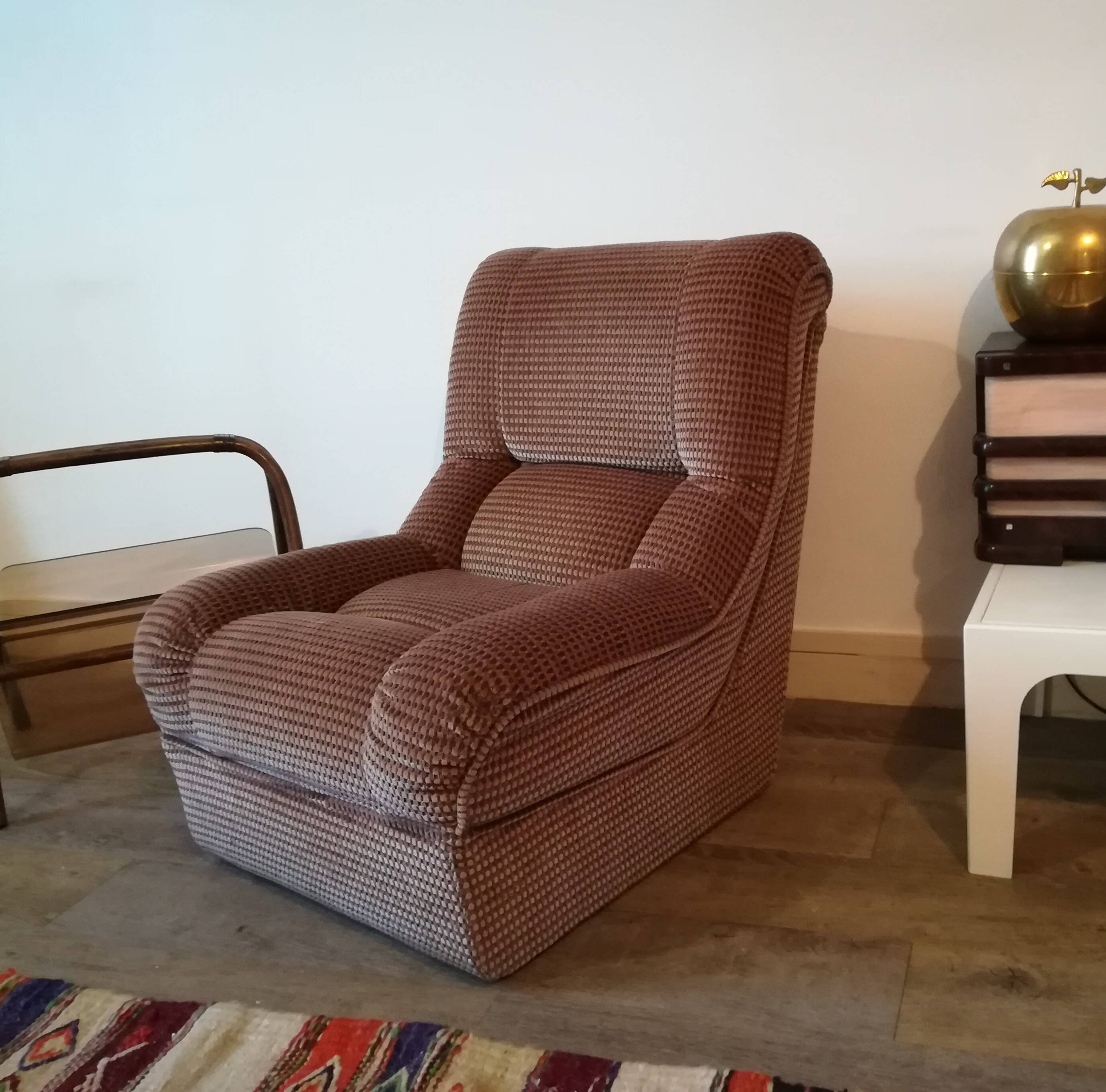 vintage velvet heater from the 70s and 80s
