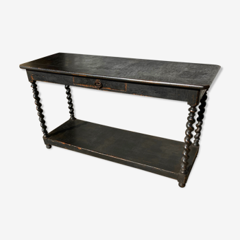 Louis XIII style solid wood console