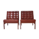 Pair of vintage armchairs by Ole Gjerlovs Knudsen and Torben Lind for France and SØn 1960