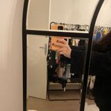 Mirror with black frame Nediva