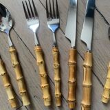 Bamboo handle cutlery