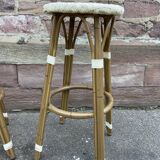 Pair of bar stool style drucker paris café