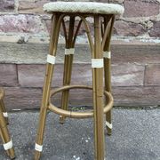Paire de tabouret de bar style drucker paris café