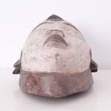 Punu mukuyi mask in solid wood H:29cm African mask from Gabon