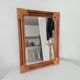 Vintage bamboo and rattan mirror from the 60s/70s, 50*40 cm.