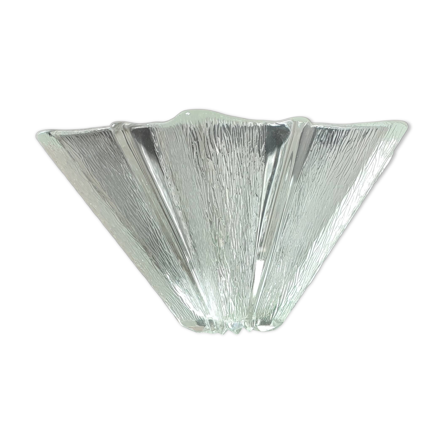 Large vintage salad bowl XXL Walther Glas