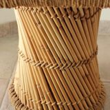 Bamboo and jute coffee table