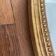 Antique oval mirror Maison Deknudt Spiegel Belgium