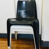 Stackable chair Bofinger BA 1171 by Helmut Bätzner