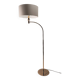Lampadaire arc année 80 laiton doré