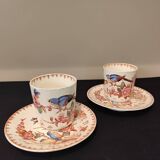 Lunéville: 2 Mésange model cups