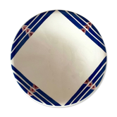 Plat creux Badonviller motif Stella