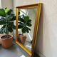 Miroir mural vintage « doré » en verre taillé