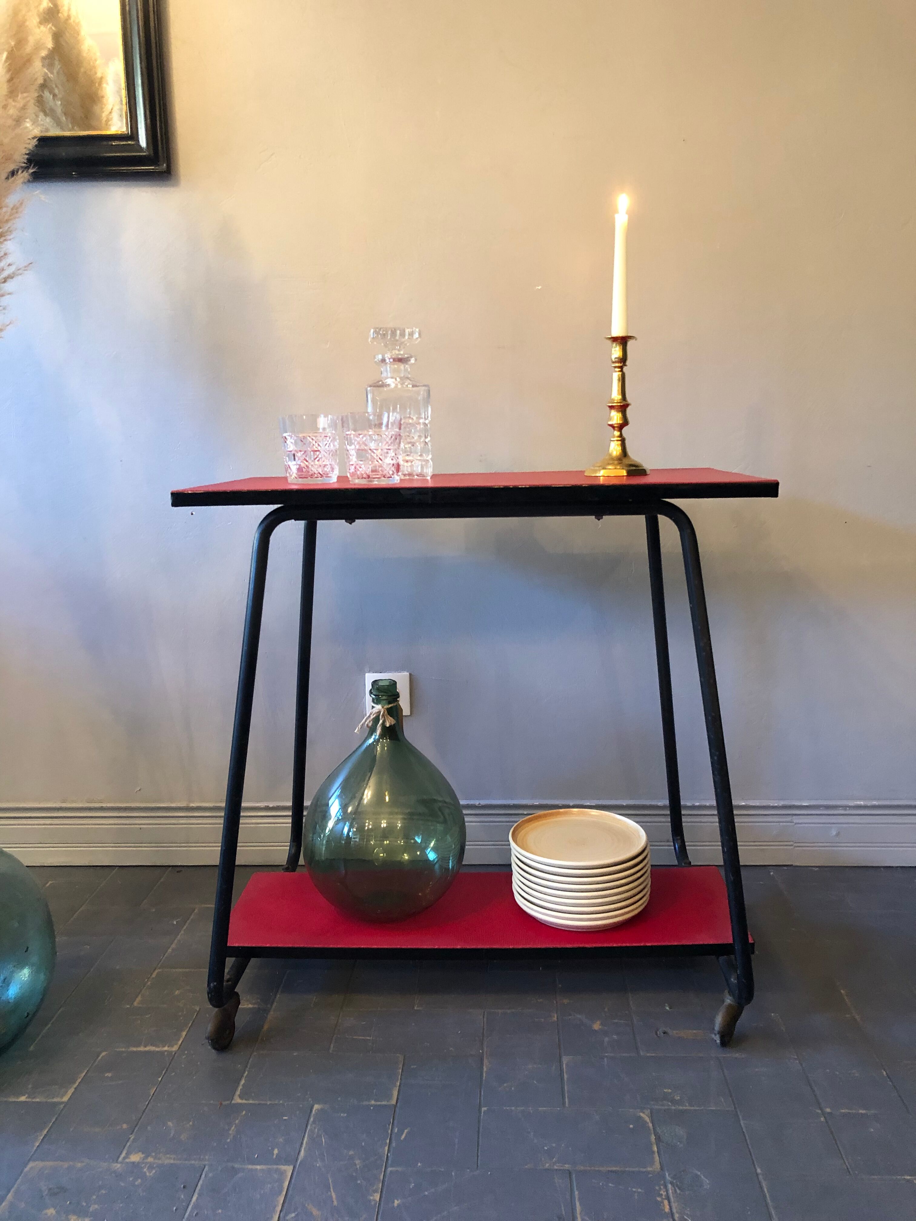 Vintage service trolley