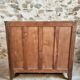 French Art Deco walnut sideboard with marble top, 1920s