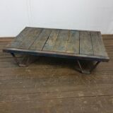Industrial plant pallet coffee table