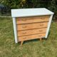 Commode scandinave pieds compas
