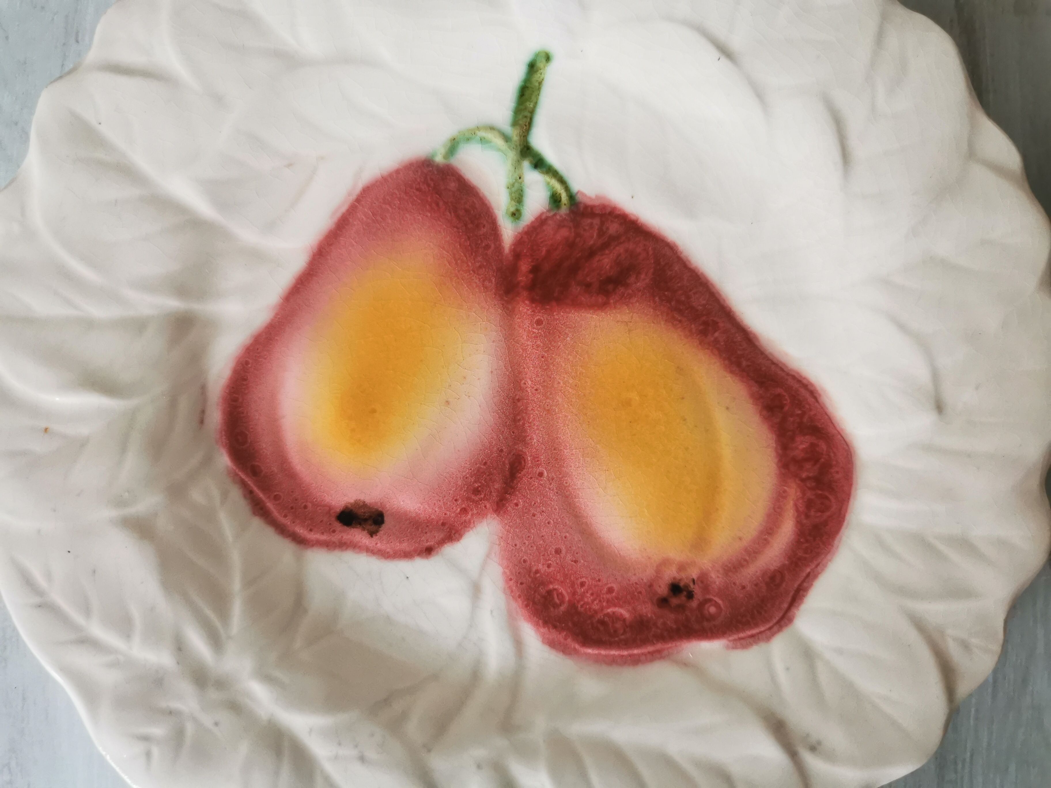 Sarreguemines Cavaillon fruit plates