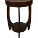 Table d'appoint Art Déco en chêne au design minimaliste