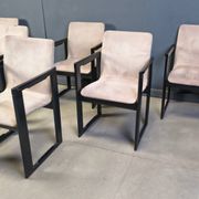 Set of 6 vintage dining chairs attributed to Tobia Scarpa, 1970s