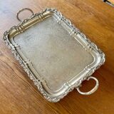 Tray on feet with handles