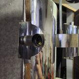 Vintage ceiling light with 4 lights, space age design.