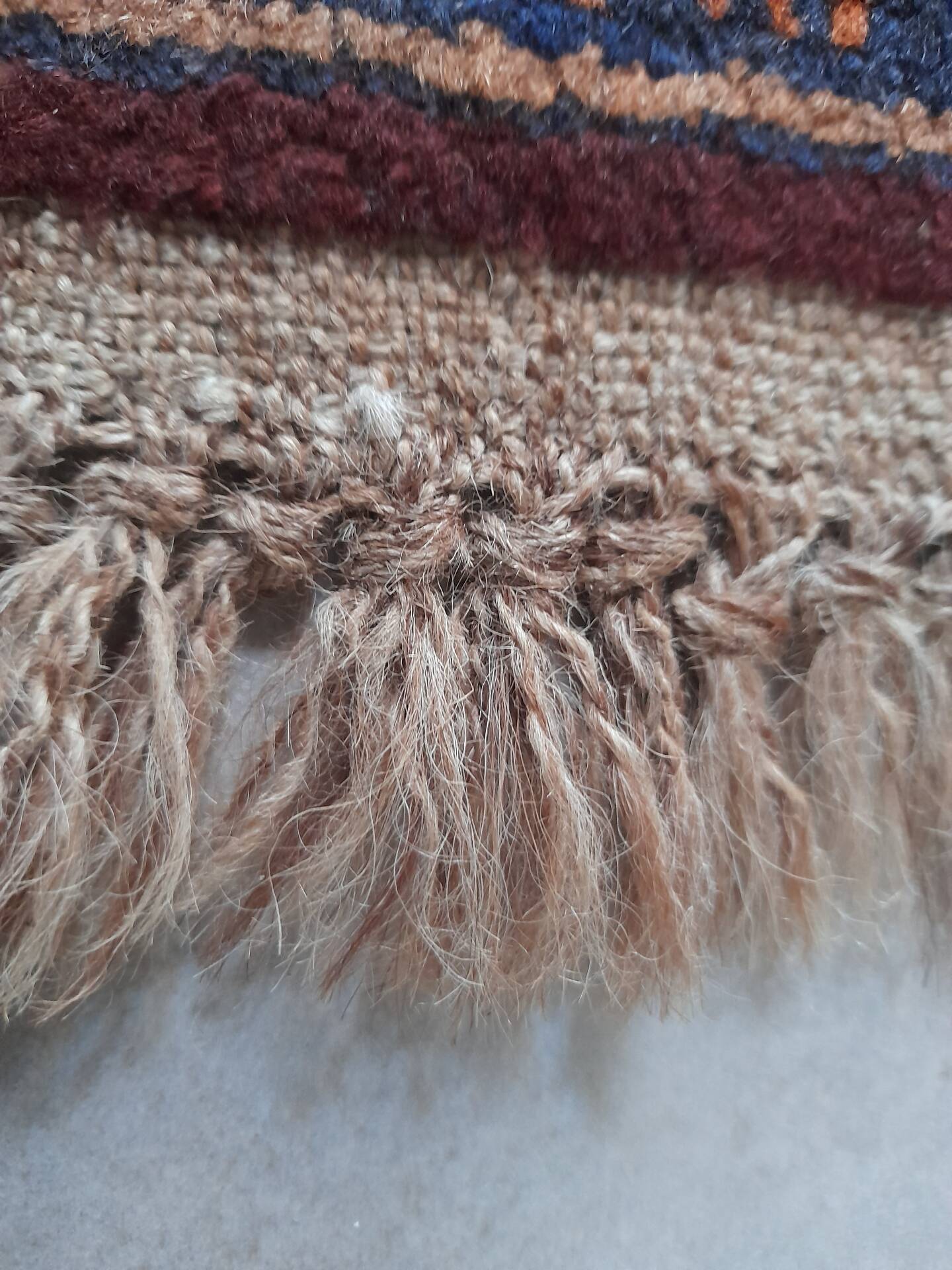 Balouch rug 140x96 cm handmade vintage orange