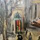 Tableau 1959 "The Flower Market of La Madeleine"