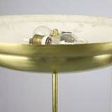 Lampadaire en laiton vintage de plancher