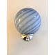 Contemporary Blue Swirl “Rods” Murano Glass Wall Sconces - Set of Two