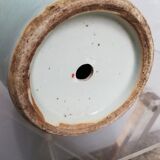 Vase celadon enamel white and blue chinese porcelain 19th