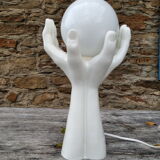 Ceramic hand lamp