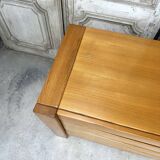 Regain style chest of drawers in elm from around 1980-90.