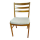 Set of 4 Vintage Scandinavian chairs in white boucle fabric, Sweden, 1920s.